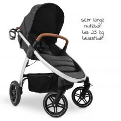 Hauck Buggy & Sportwagen UpTown (mit Liegefunktion & Einhand-Faltung) inkl. XXL Zubehörpaket - Melange Black -Deutschland Kinderwagen Verkäufe 2024 hauck buggy sportwagen uptown mit liegefunktion einhand faltung inkl xxl zubehorpaket melange black 148273 zub d2