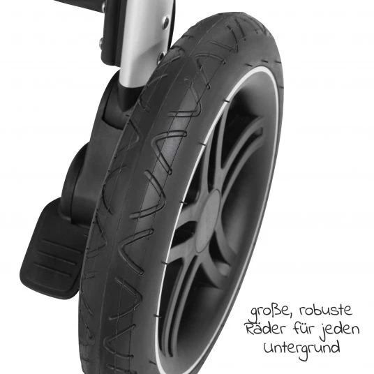 Hauck Buggy & Sportwagen UpTown (mit Liegefunktion, Schieber höhenverstellbar, Einhand-Faltung) - Melange Grey 7 Hauck Buggy & Sportwagen UpTown (mit Liegefunktion, Schieber höhenverstellbar, Einhand-Faltung) - Melange Grey – Bild 5