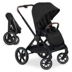Hauck Buggy & Sportwagen Walk N Care mit Liegefunktion und drehbarem Sitz (bis 25 kg belastbar) - Black - Kollektion 2022