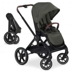 Hauck Buggy & Sportwagen Walk N Care mit Liegefunktion und drehbarem Sitz (bis 25 kg belastbar) - Dark Olive - Kollektion 2022
