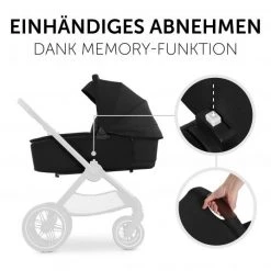 Hauck Faltbare Babywanne (Carrycot) für Walk N Care Kinderwagen - Black - Kollektion 2022 -Deutschland Kinderwagen Verkäufe 2024 hauck faltbare babywanne carrycot fur walk n care kinderwagen black 165409 d2