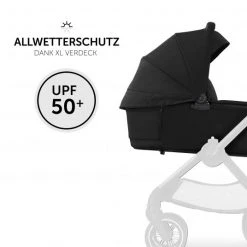 Hauck Faltbare Babywanne (Carrycot) für Walk N Care Kinderwagen - Black - Kollektion 2022 -Deutschland Kinderwagen Verkäufe 2024 hauck faltbare babywanne carrycot fur walk n care kinderwagen black 165409 d5