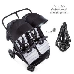 Hauck Geschwisterbuggy & Zwillingsbuggy Rapid 3R Duo - Silver Charcoal -Deutschland Kinderwagen Verkäufe 2024 hauck geschwisterbuggy zwillingsbuggy rapid 3r duo silver charcoal 512012 d3