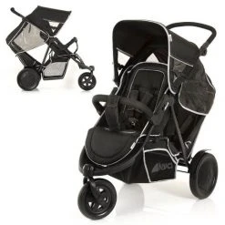 Hauck Geschwisterwagen Freerider - Black