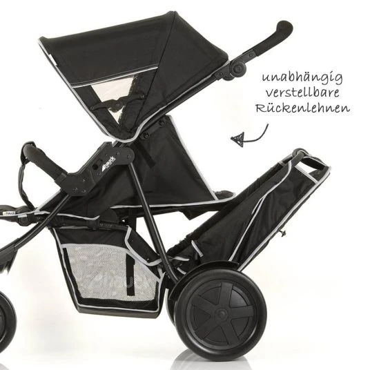 Hauck Geschwisterwagen Freerider - Black 5 Hauck Geschwisterwagen Freerider - Black – Bild 3