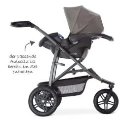 Hauck Kinderwagen-Set Rapid 3R Trioset mit Babywanne, Autositz und Sportwagen (bis 25 kg) - Charcoal -Deutschland Kinderwagen Verkäufe 2024 hauck kinderwagen set rapid 3r trioset mit babywanne autositz und sportwagen bis 25 kg charcoal 149454 d5