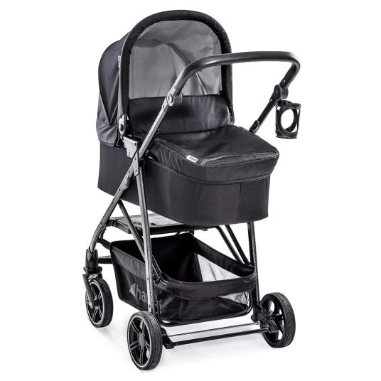 Hauck Kinderwagen-Set Rapid 4S Plus Trioset mit Babywanne, Autositz und Sportwagen (bis 25 kg) - Caviar Silver 6 Hauck Kinderwagen-Set Rapid 4S Plus Trioset mit Babywanne, Autositz und Sportwagen (bis 25 kg) - Caviar Silver – Bild 4