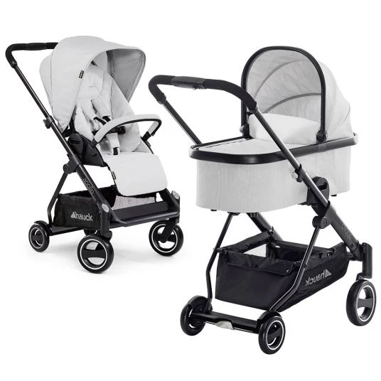 Hauck Kombi-Kinderwagen Apollo - inkl. Sportwagen und Babywanne für Neugeborene - Lunar 3 Hauck Kombi-Kinderwagen Apollo - inkl. Sportwagen und Babywanne für Neugeborene - Lunar