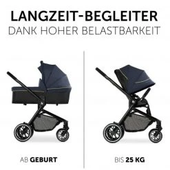 Hauck Kombi-Kinderwagen Move so Simply Set inkl. Babywanne & Sportsitz - mit Liegefunktion - Dark Navy Neon - Kollektion 2022 -Deutschland Kinderwagen Verkäufe 2024 hauck kombi kinderwagen move so simply set inkl babywanne sportsitz mit liegefunktion dark navy neon 167175 d2