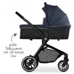 Hauck Kombi-Kinderwagen Move so Simply Set inkl. Babywanne & Sportsitz - mit Liegefunktion - Dark Navy Neon - Kollektion 2022 -Deutschland Kinderwagen Verkäufe 2024 hauck kombi kinderwagen move so simply set inkl babywanne sportsitz mit liegefunktion dark navy neon 167175 d4