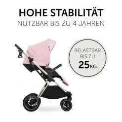 Hauck Kombi-Kinderwagen Vision X Duoset Black (Sportwagen & Babywanne) - Melange Rose -Deutschland Kinderwagen Verkäufe 2024 hauck kombi kinderwagen vision x duoset black sportwagen babywanne melange rose 165263 d4