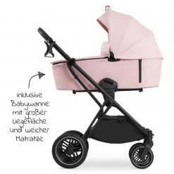 Hauck Kombi-Kinderwagen Vision X Duoset Black (Sportwagen und Babywanne) inkl. XXL Zubehörpaket - Melange Rose -Deutschland Kinderwagen Verkäufe 2024 hauck kombi kinderwagen vision x duoset black sportwagen und babywanne inkl xxl zubehorpaket melange rose 165065 165102 165140 zub d5