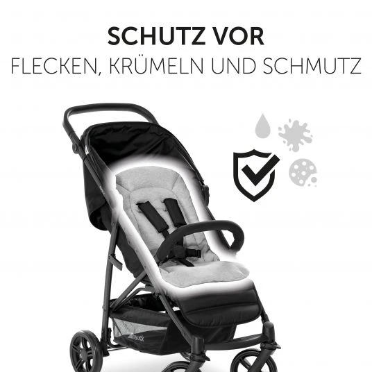 Hauck Komfort Sitzauflage für Buggy und Kinderwagen - Light Grey 4 Hauck Komfort Sitzauflage für Buggy und Kinderwagen - Light Grey – Bild 2