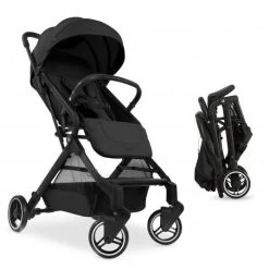 Hauck Reisebuggy & Sportwagen Travel N Care mit Liegefunktion, nur 6,8 kg (bis 22 kg belastbar) - Black - Kollektion 2022