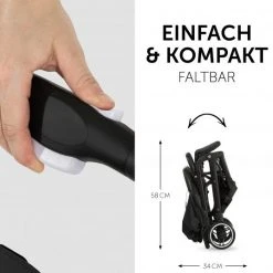 Hauck Reisebuggy & Sportwagen Travel N Care mit Liegefunktion, nur 6,8 kg (bis 22 kg belastbar) - Black - Kollektion 2022 -Deutschland Kinderwagen Verkäufe 2024 hauck reisebuggy sportwagen travel n care mit liegefunktion nur 6 8 kg bis 22 kg belastbar black 160145 d3