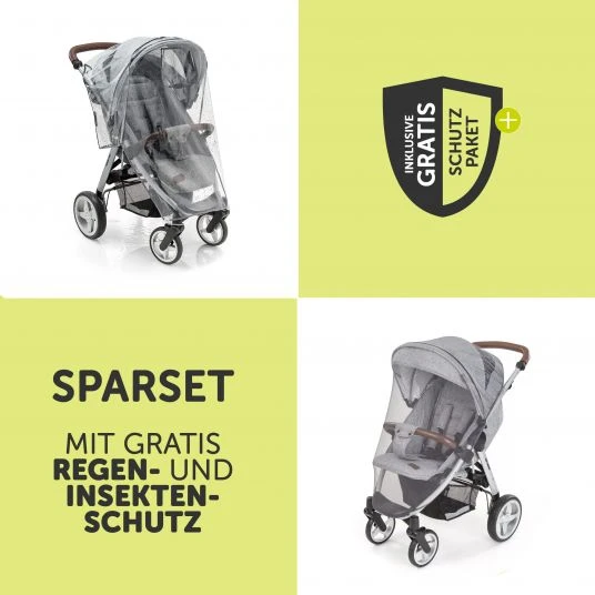 Hauck Sportwagen & Jogger Runner 2 (mit großen Luftreifen) inkl. XXL Zubehörpaket - Black - Kollektion 2022 4 Hauck Sportwagen & Jogger Runner 2 (mit großen Luftreifen) inkl. XXL Zubehörpaket - Black - Kollektion 2022 – Bild 2