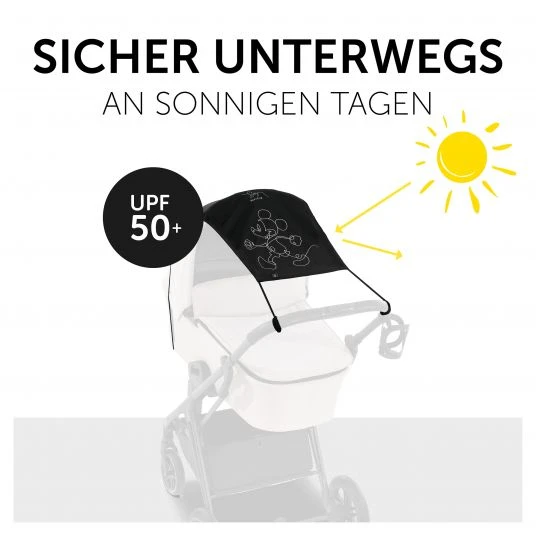 Hauck Universal Sonnensegel für Kinderwagen - Disney - Mickey Mouse Black 6 Hauck Universal Sonnensegel für Kinderwagen - Disney - Mickey Mouse Black – Bild 4