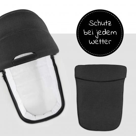 Hauck Vision X Babywanne - Melange Black 6 Hauck Vision X Babywanne - Melange Black – Bild 4