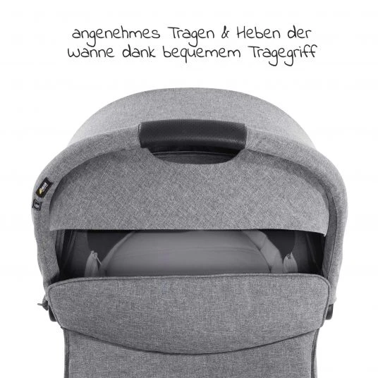 Hauck Vision X Babywanne - Melange Grey 5 Hauck Vision X Babywanne - Melange Grey – Bild 3