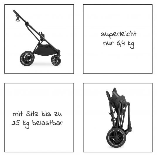 Hauck Vision X Gestell - Black 4 Hauck Vision X Gestell - Black – Bild 2