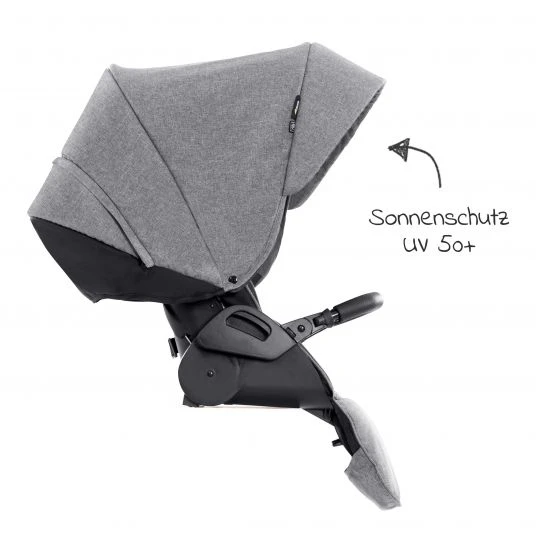 Hauck Vision X Sitzeinheit - Melange Grey 5 Hauck Vision X Sitzeinheit - Melange Grey – Bild 3