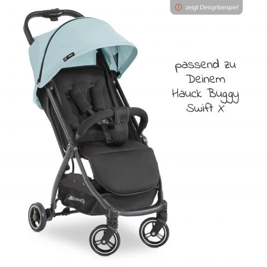 Hauck Zusatz-Sonnenverdeck für Buggy Swift X - Single Deluxe Canopy - Iceblue 4 Hauck Zusatz-Sonnenverdeck für Buggy Swift X - Single Deluxe Canopy - Iceblue – Bild 2