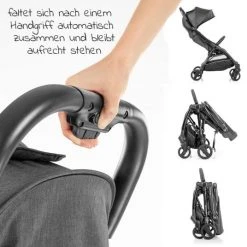 Hoco Reisebuggy / Buggy Quick Folder mit Selbstschließmechanismus & Liegefunktion nur 6,8 kg - Linen Dark Grey - Kollektion 2022 -Deutschland Kinderwagen Verkäufe 2024 hoco reisebuggy buggy quick folder mit selbstschliessmechanismus liegefunktion nur 6 8 kg linen dark grey kpf20 101 001 d2