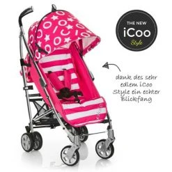 ICoo Buggy Pluto - Stripe Pink -Deutschland Kinderwagen Verkäufe 2024 icoo buggy pluto stripe pink 137536 d3