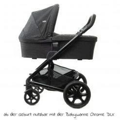 Joie 4in1 Kombi-Kinderwagen-Set Chrome DLX mit Adapter, Babyschale, Babywanne, Isofix-Basis & XXL-Zubehörpaket - Pavement - Kollektion 2022 -Deutschland Kinderwagen Verkäufe 2024 joie 4in1 kombi kinderwagen set chrome dlx mit adapter babyschale babywanne isofix basis xxl zubehorpaket pavement set 202 d2