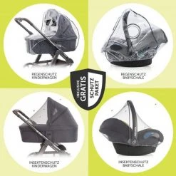 Joie 4in1 Kombi-Kinderwagen-Set Mytrax Flex mit Babyschale, Babywanne, Isofix-Basis, Adapter & XXL Zubehörpaket - Pavement - Kollektion 2022 -Deutschland Kinderwagen Verkäufe 2024 joie 4in1 kombi kinderwagen set mytrax flex mit babyschale babywanne isofix basis adapter xxl zubehorpaket pavement set 564 d4