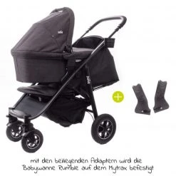 Joie 4in1 Kombi-Kinderwagen-Set Mytrax mit Adapter, Babyschale, Babywanne, Isofix-Basis & XXL-Zubehörpaket - Pavement - Kollektion 2022 -Deutschland Kinderwagen Verkäufe 2024 joie 4in1 kombi kinderwagen set mytrax mit adapter babyschale babywanne isofix basis xxl zubehorpaket pavement set 201 d3