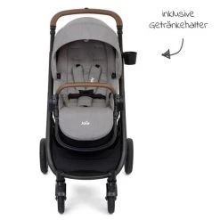 Joie 4in1 Kombi-Kinderwagen-Set Versatrax mit Babyschale, Babywanne, Isofix-Basis, Adapter & XXL-Zubehörpaket - Gray Flannel - Kollektion 2022 -Deutschland Kinderwagen Verkäufe 2024 joie 4in1 kombi kinderwagen set versatrax mit babyschale babywanne isofix basis adapter xxl zubehorpaket gray flannel set 487 d5