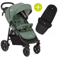 Joie Buggy & Sportwagen Litetrax 4 mit Schieber-Ablagefach & Regenschutz inkl. Fußsack Litetrax - Laurel - Kollektion 2021