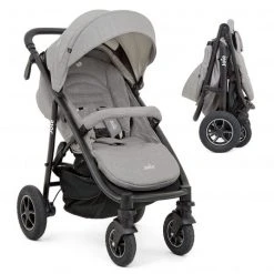 Joie Buggy & Sportwagen Mytrax Flex mit Komfort-Federung, Getränkehalter & Regenschutz bis 22 kg - Gray Flannel - Kollektion 2022