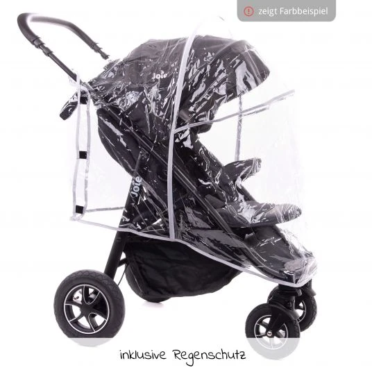 Joie Buggy & Sportwagen Mytrax mit Luftreifen, Getränkehalter, Regenschutz inkl. Fußsack Therma - Gray Flannel - Kollektion 2022 6 Joie Buggy & Sportwagen Mytrax mit Luftreifen, Getränkehalter, Regenschutz inkl. Fußsack Therma - Gray Flannel - Kollektion 2022 – Bild 4