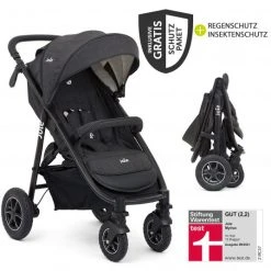 Joie Buggy & Sportwagen Mytrax mit Luftreifen, Getränkehalter, Regenschutz & Insektenschutz - Pavement - Kollektion 2022