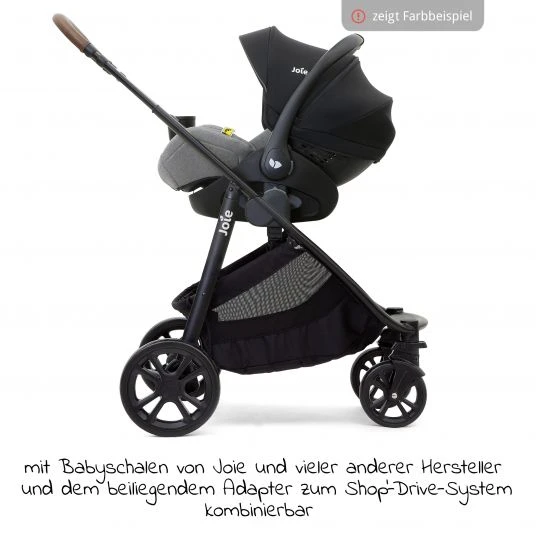 Joie Buggy & Sportwagen Versatrax bis 22 kg belastbar - umsetzbare Sitzeinheit, Adapter, & Regenschutz - Pavement - Kollektion 2022 8 Joie Buggy & Sportwagen Versatrax bis 22 kg belastbar - umsetzbare Sitzeinheit, Adapter, & Regenschutz - Pavement - Kollektion 2022 – Bild 6