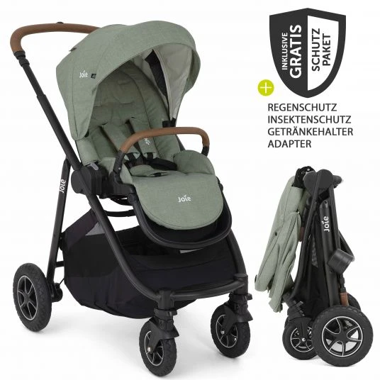 Joie Buggy & Sportwagen Versatrax bis 22 kg belastbar - umsetzbare Sitzeinheit, Adapter, & XXL-Zubehörpaket - Laurel - Kollektion 2022 3 Joie Buggy & Sportwagen Versatrax bis 22 kg belastbar - umsetzbare Sitzeinheit, Adapter, & XXL-Zubehörpaket - Laurel - Kollektion 2022