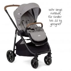 Joie Buggy & Sportwagen Versatrax E bis 22 kg umsetzbare Sitzeinheit + Getränkehalter, Adapter & Regenschutz - Gray Flannel - Kollektion 2022 -Deutschland Kinderwagen Verkäufe 2024 joie buggy sportwagen versatrax e bis 22 kg umsetzbare sitzeinheit getrankehalter adapter regenschutz gray flannel s1803hagfl000 d2