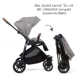 Joie Buggy & Sportwagen Versatrax E bis 22 kg umsetzbare Sitzeinheit + Getränkehalter, Adapter & Regenschutz - Gray Flannel - Kollektion 2022 -Deutschland Kinderwagen Verkäufe 2024 joie buggy sportwagen versatrax e bis 22 kg umsetzbare sitzeinheit getrankehalter adapter regenschutz gray flannel s1803hagfl000 d3