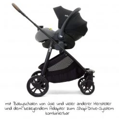 Joie Buggy & Sportwagen Versatrax E bis 22 kg umsetzbare Sitzeinheit + Getränkehalter, Adapter & Regenschutz - Gray Flannel - Kollektion 2022 -Deutschland Kinderwagen Verkäufe 2024 joie buggy sportwagen versatrax e bis 22 kg umsetzbare sitzeinheit getrankehalter adapter regenschutz gray flannel s1803hagfl000 d5