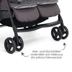 Joie Geschwister- & Zwillingsbuggy Aire Twin inkl. Regenschutz - Dark Pewter - Kollektion 2022 -Deutschland Kinderwagen Verkäufe 2024 joie geschwister zwillingsbuggy aire twin inkl regenschutz dark pewter s1217aedpw000 d3