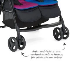 Joie Geschwister- & Zwillingsbuggy Aire Twin inkl. Regenschutz - Rosy & Sea - Kollektion 2022 -Deutschland Kinderwagen Verkäufe 2024 joie geschwister zwillingsbuggy aire twin inkl regenschutz rosy sea s1217aerns000 d4