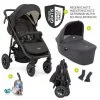 Joie Kombi-Kinderwagen Mytrax Flex mit Komfort-Federung, Babywanne, Adapter bis 22 kg belastbar & XXL Zubehörpaket - Pavement - Kollektion 2022 -Deutschland Kinderwagen Verkäufe 2024 joie kombi kinderwagen mytrax flex mit komfort federung babywanne adapter bis 22 kg belastbar xxl zubehorpaket pavement set 561 d0