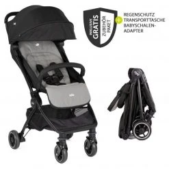Joie Reisebuggy Pact mit nur 6 kg inkl. Transporttasche, Adapter & Regenschutz - Ember - Kollektion 2022