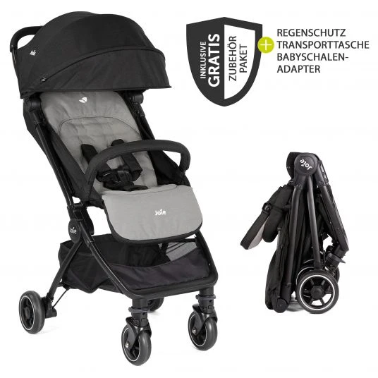 Joie Reisebuggy Pact mit nur 6 kg inkl. Transporttasche, Adapter & Regenschutz - Ember - Kollektion 2022 3 Joie Reisebuggy Pact mit nur 6 kg inkl. Transporttasche, Adapter & Regenschutz - Ember - Kollektion 2022