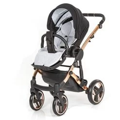 Junama 2in 1 Kombi-Kinderwagen-Set Diamond Individual inkl. Babywanne, Sportsitz, Wickeltasche & Regenschutz - Schwarz Rosegold - Kollektion 2022 -Deutschland Kinderwagen Verkäufe 2024 junama 2in 1 kombi kinderwagen set diamond individual inkl babywanne sportsitz wickeltasche regenschutz schwarz rosegold individual 03 d2