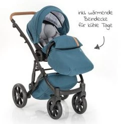 Junama 2in 1 Kombi-Kinderwagen-Set Space inkl. Babywanne, Sportsitz,Wickeltasche & Regenschutz - Grün - Kollektion 2022 -Deutschland Kinderwagen Verkäufe 2024 junama 2in 1 kombi kinderwagen set space inkl babywanne sportsitz wickeltasche regenschutz grun space 03 d5