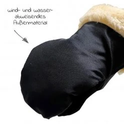 Kaiser Lammfell-Handschuhe Stroller Mitt - Schwarz - Kollektion 2022 -Deutschland Kinderwagen Verkäufe 2024 kaiser lammfell handschuhe stroller mitt schwarz 6575825 d2