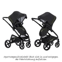 Knorr Baby Kombi-Kinderwagen Head Sport inkl. Babywanne & Sportsitz - Darkgrey-Yellow -Deutschland Kinderwagen Verkäufe 2024 knorr baby kombi kinderwagen head sport inkl babywanne sportsitz darkgrey yellow 801821 d4